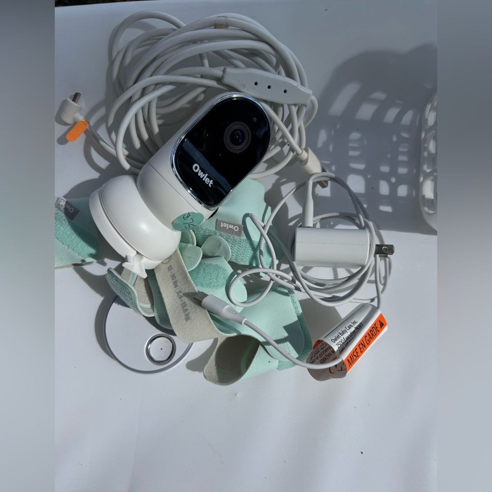 Owlet Baby Monitor with Mint Accents